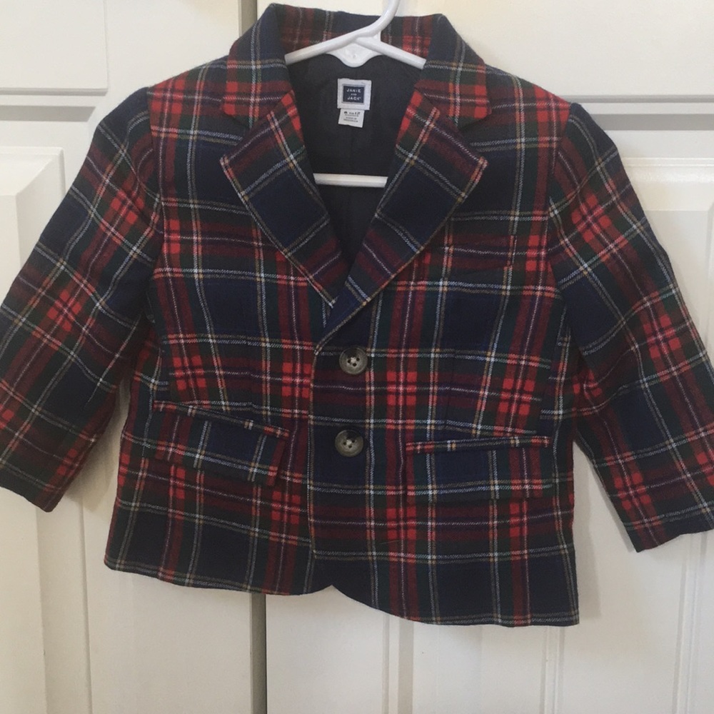 Plaid Janie and Jack Infant Holiday Blazer
